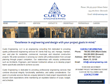 Tablet Screenshot of cuetoengineering.com